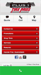 Mobile Screenshot of plus1tirepros.com